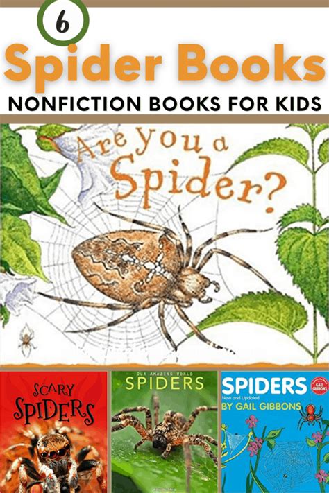 6 Engaging Nonfiction Spider Books For Kids Of All Ages