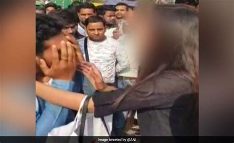 Delhi Woman Slaps Man Drags Him To Police Station For Obscene Remarks