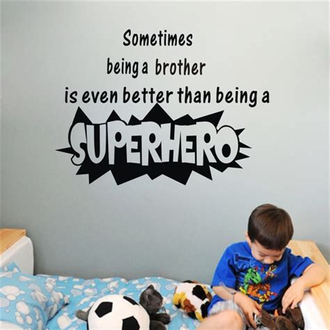 A hero can be anyone even a man doing something as simple and reassuring as putting a coat around a little boy's shoulder to let him know that the world i want to be able to fly like a superhero. Being a Superhero Creativity Wall Decals Quotes Removable ...