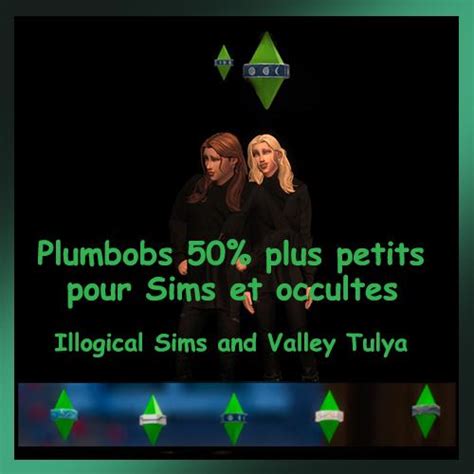Plumbob Réduit à 50 Pour Les Sims Et Les Occultes Deux Mods Lun De