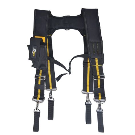 Suspender H Type Engineering Tool Belt Heavy Duty Work Tool Belt Bag To