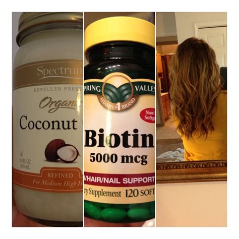 Biotin is one of the most outstanding formulas that has proven to enhance the growth of hair. Pin by Sarah Bunston on My photos | Coconut oil hair ...