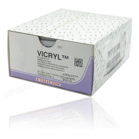 Vicryl Suture 1 V341h Ct 1 Needle 70 Cm Purple Suture Online