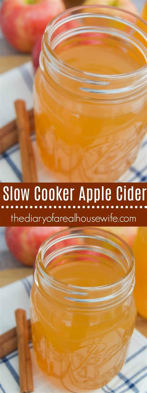 Slow Cooker Apple Cider The Diary Of A Real Housewife