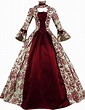 Womens Vintage Rococo Dress Medieval Renaissance Dress for Women ...
