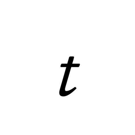 t | latin small letter t | Aegyptus, Regular @ Graphemica