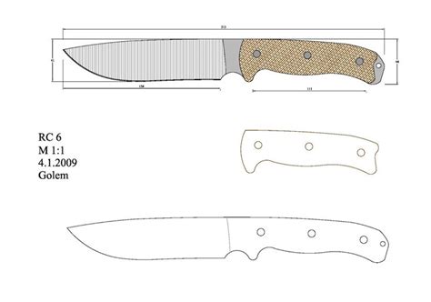 Makers and manufacturers quickly find that they cannot get the same knife. Album - Google+ | Knife patterns, Knife making, Knife template