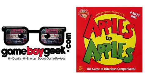 Apples To Apples Game Review Youtube