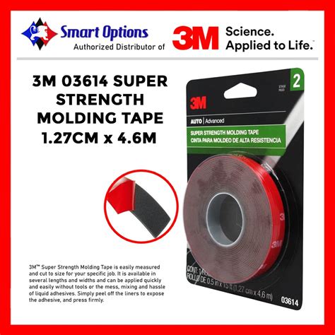3m 03614 Super Strength Molding Tape 127cm X 46m Presyo Lang ₱495