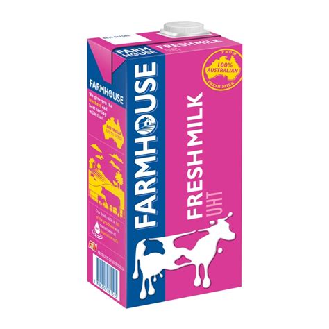 Farmhouse Uht Fresh Milk 1l X 12 Fandn Life