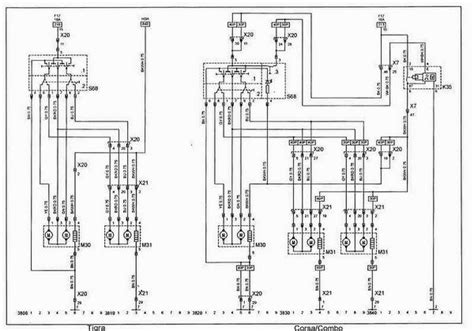 Electrical Wiring Diagrams For Car Chevrolet Corsa I Chevrolet Corsa