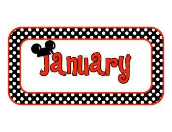 Do you have a little princess in your house? FREE Mouse Month Headers | Mickey mouse classroom, Disney ...
