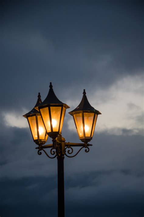 Wallpaper : sunlight, street light, sunset, reflection, sky, symmetry