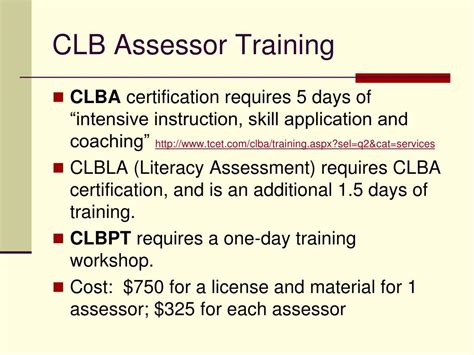 Ppt Canadian Language Benchmarks Clb Assessments Powerpoint