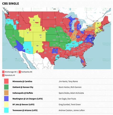 Packerville Usa Week 14 Nfl Tv Maps