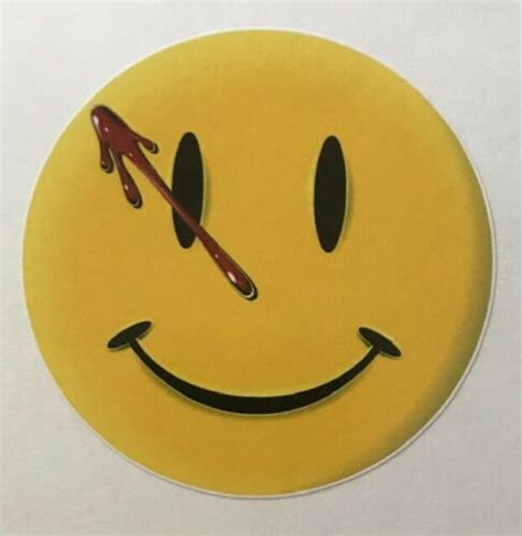 Bloody Smiley Face 4 In Full Color Die Cut Vinyl Decal Sticker Etsy