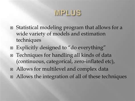 Ppt Structural Equation Modeling With Mplus Powerpoint Presentation