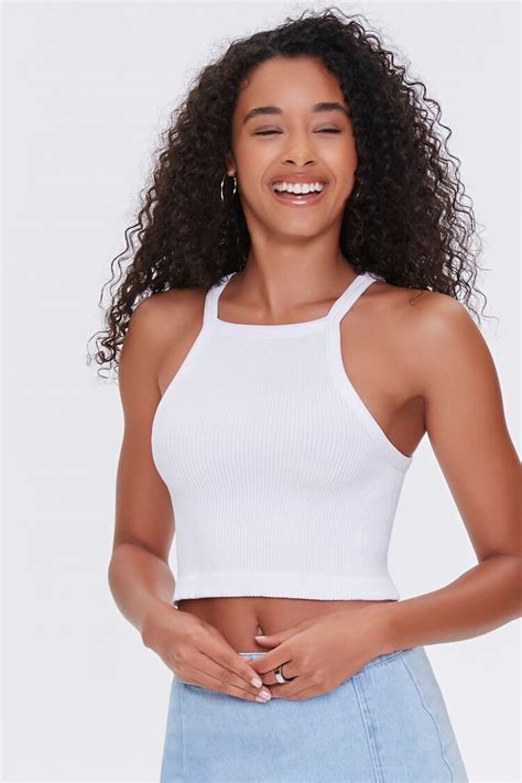 Ribbed Cropped Cami