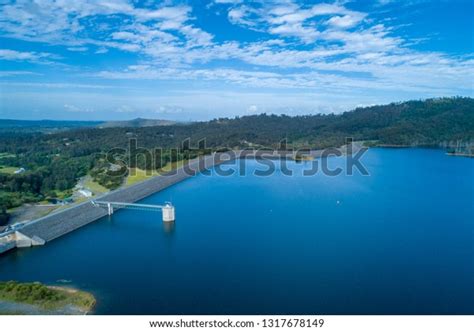 Aerial View Hinze Dam Advancetown Queensland Stock Photo Edit Now