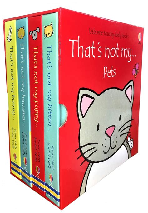 Thats Not My Pets Box Set With 4 Touchy Feely Books Includes