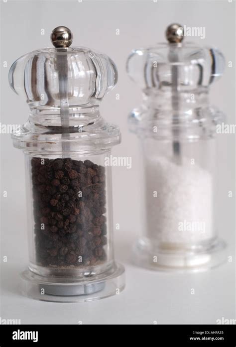 Salt And Pepper Cruet Set Stock Photo Alamy