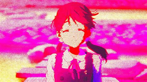 Kawaii Anime Girl Vhs Glitch 4k Ultra Hd Wallpaper Ani Images And