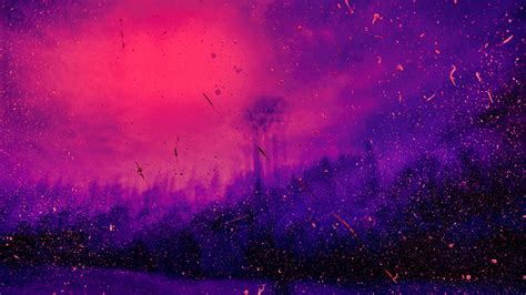 Download Wallpaper 1920x1080 Spots Dots Lilac Purple Spray Full Hd