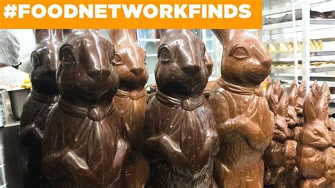 How Giant Chocolate Bunnies Are Made The Best Restaurants In America Food Network YouTube