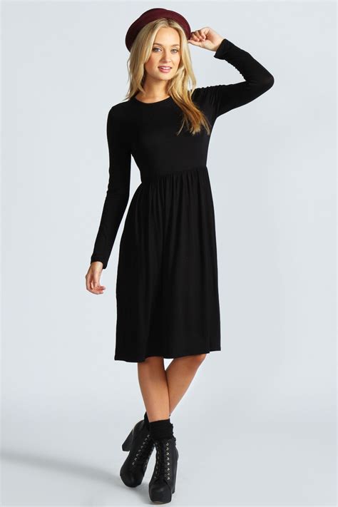 Long Sleeve Midi Dress Picture Collection