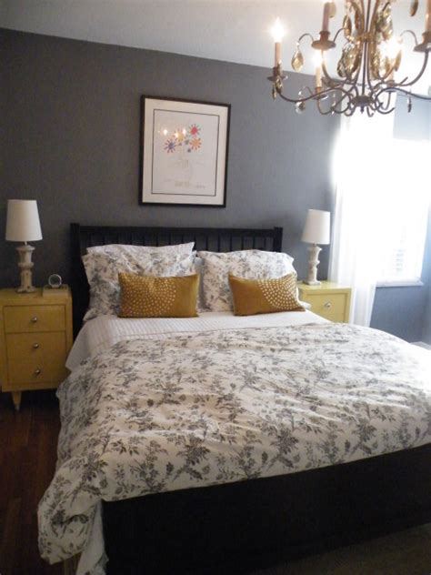 Our Gray And Yellow Bedroom A Date With Design