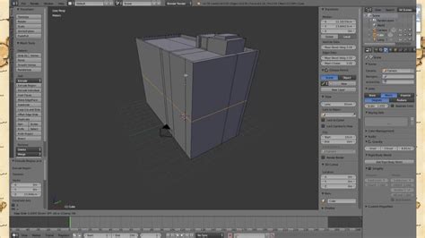 Blender Tutorial 1 Modelling A Building The Basics Youtube