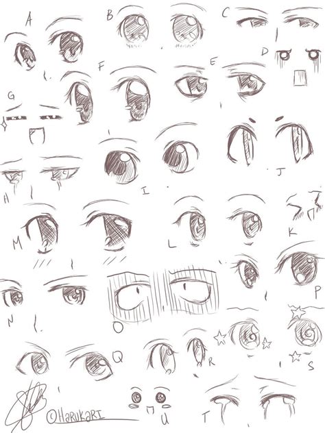 13 How To Draw Cute Anime Eyes Anime Sarahsoriano