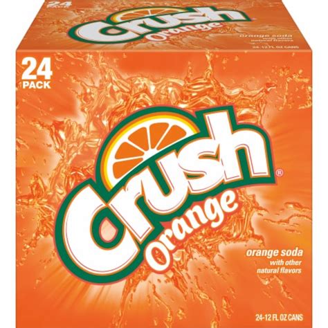 Crush Orange Soda 24 Cans 12 Fl Oz Frys Food Stores