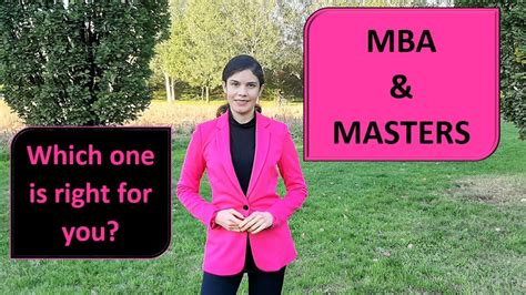 Mba Vs Masters 5 Key Points That Will Help You Decide Youtube