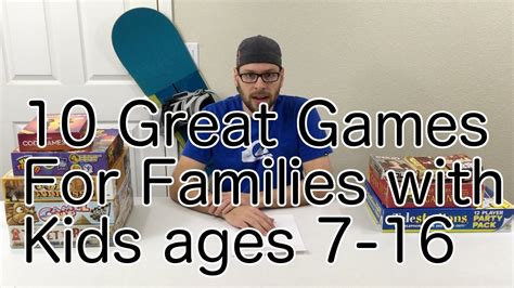 10 Modern Board Games For Families With Kids Ages 7 16 Youtube