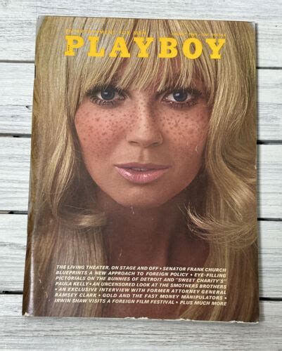 August Playboy Magazine Debbie Hooper Centerfold Ebay