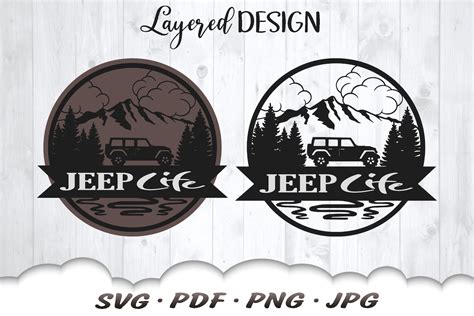 Jeep Life Svg Files For Cricut Jeep Svg Jeep Decal Svg Etsy