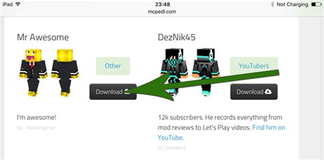 How To Install Minecraft Pe Skins For Ios Mcpedl