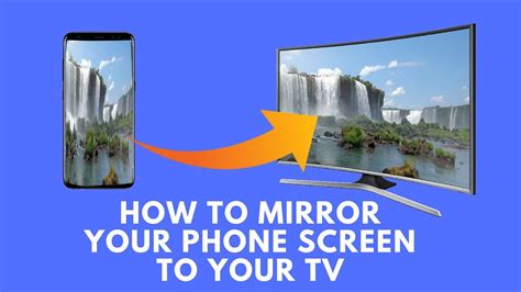 How To Mirror Your Phone Screen To Your Tv Youtube