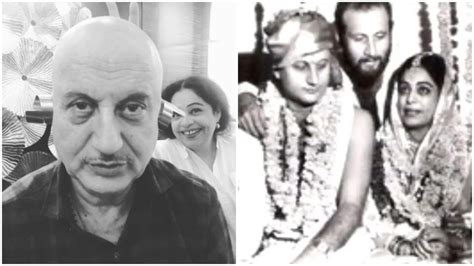 Anupam Kher Celebrates 36th Anniversary With Wife Kirron Kher Shares Wedding Pic Bollywood