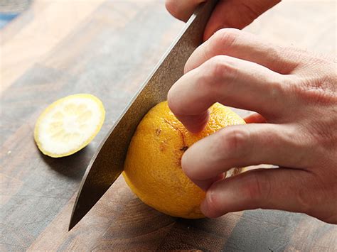 Knife Skills How To Cut Citrus Fruit Into Wedges Slices