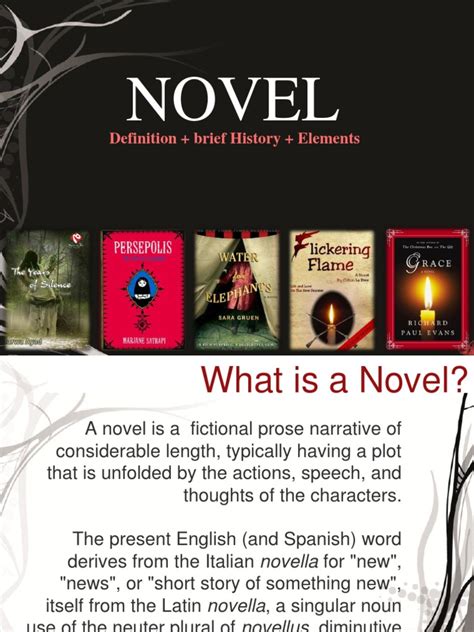 Novel Novella Novels