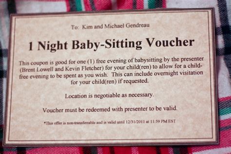 These babysitting gift certificates are designed in microsoft word which are easily downloadable and editable. Road to Nowhere: Don't Kick the Baby!