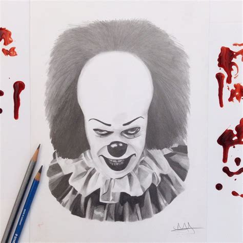 Pennywise The Clown Artist Melissa Malice Perros Dibujos A Lapiz