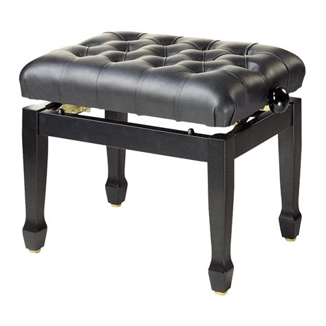 Stagg Concert Leather Piano Stool Black At Gear4music