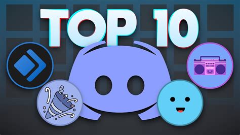 Top 10 Best Discord Bots To Use In Your Server 2020 Guide Youtube