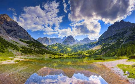 Fondos De Pantalla Paisaje Bosque Montañas Lago Agua Naturaleza