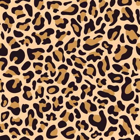 Premium Vector Seamless Pattern Of Leopard Skin Cheetah Print