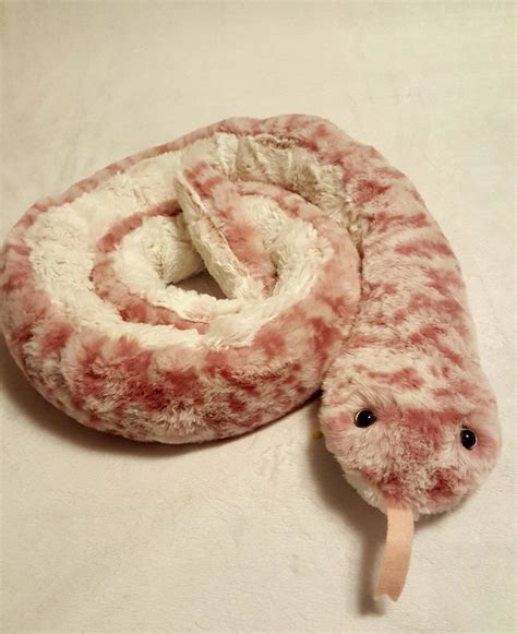 Stuffed Snake Plush Snake Minky Snake Stuffed Animal Etsy