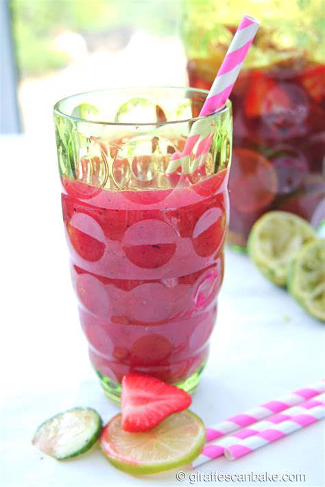 Frisky Summer Punch A Fruity Punch Drink Made With Apple And Cucumber